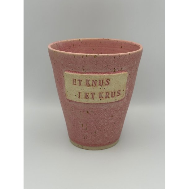 Krus med tekst